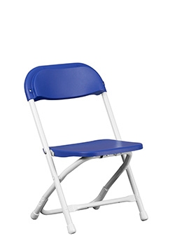 Kids Plastic Folding Chair - Blue Equipment Rentals Chattanooga